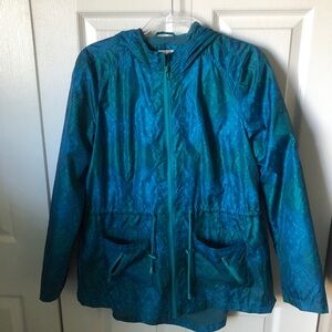 Mossimo Supply Co. Blue And Green Utility Jacket Size Large